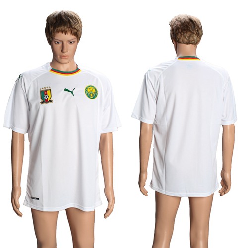 Cameroon Blank Away Soccer Country Jersey